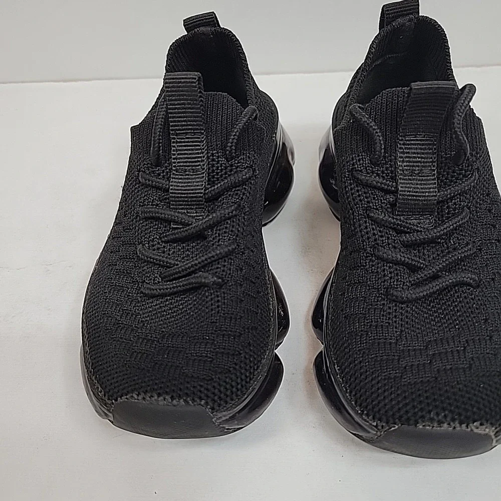Lucky Step Toddler Sz 18-24 mo Sock Style Sneakers Lace-Up Non Slip Super Cute